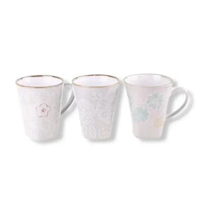 Blue Sky Ceramic Vera Mugs (Set of 6), 14 oz